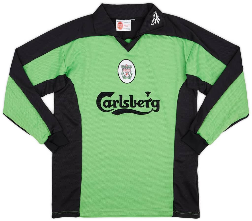 1997-98 Liverpool GK Shirt - 8/10 - (S)