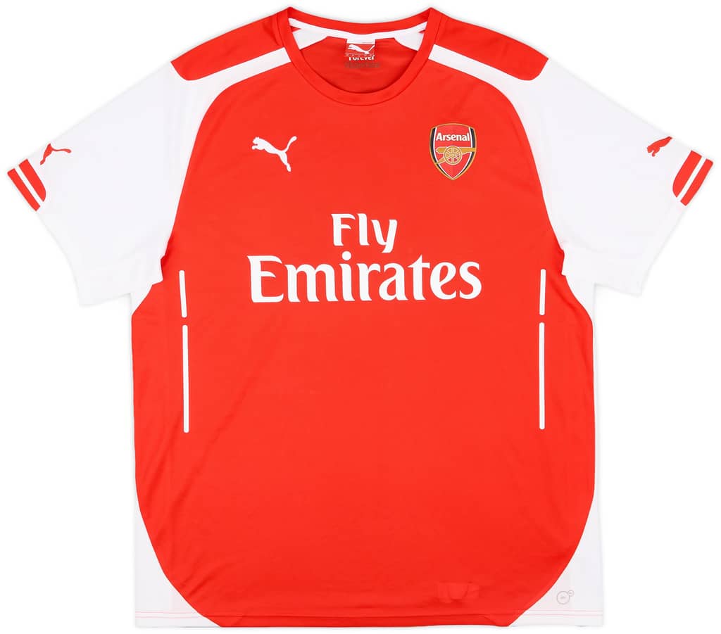 2014-15 Arsenal Home Shirt Arteta #8 - 6/10 - (S)