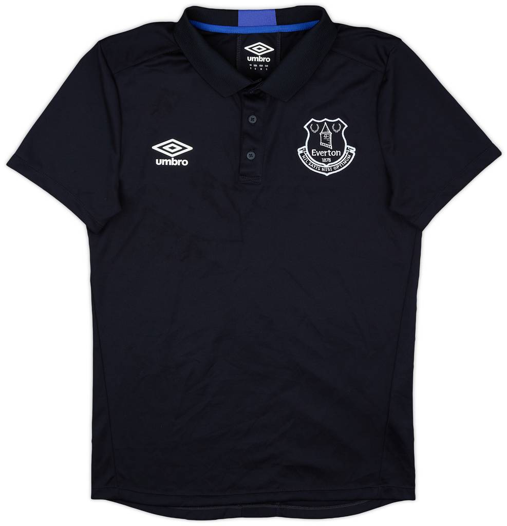 2017-18 Everton Umbro Polo Shirt - 9/10 - (S)