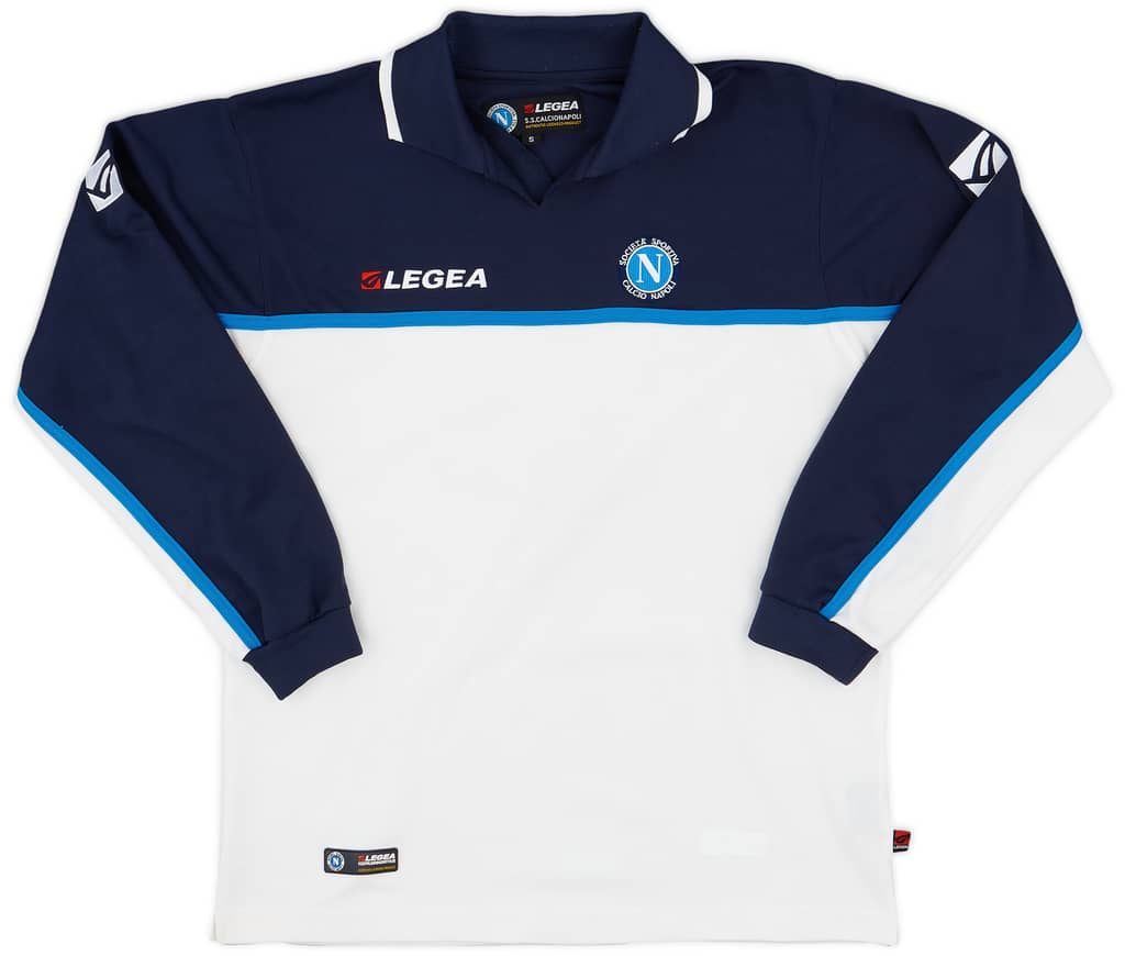 2003-04 Napoli Legea Polo L/S Shirt - 9/10 - (S)