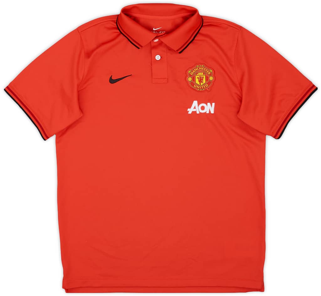 2014-15 Manchester United Nike Polo Shirt - 8/10 - (XL.Boys)