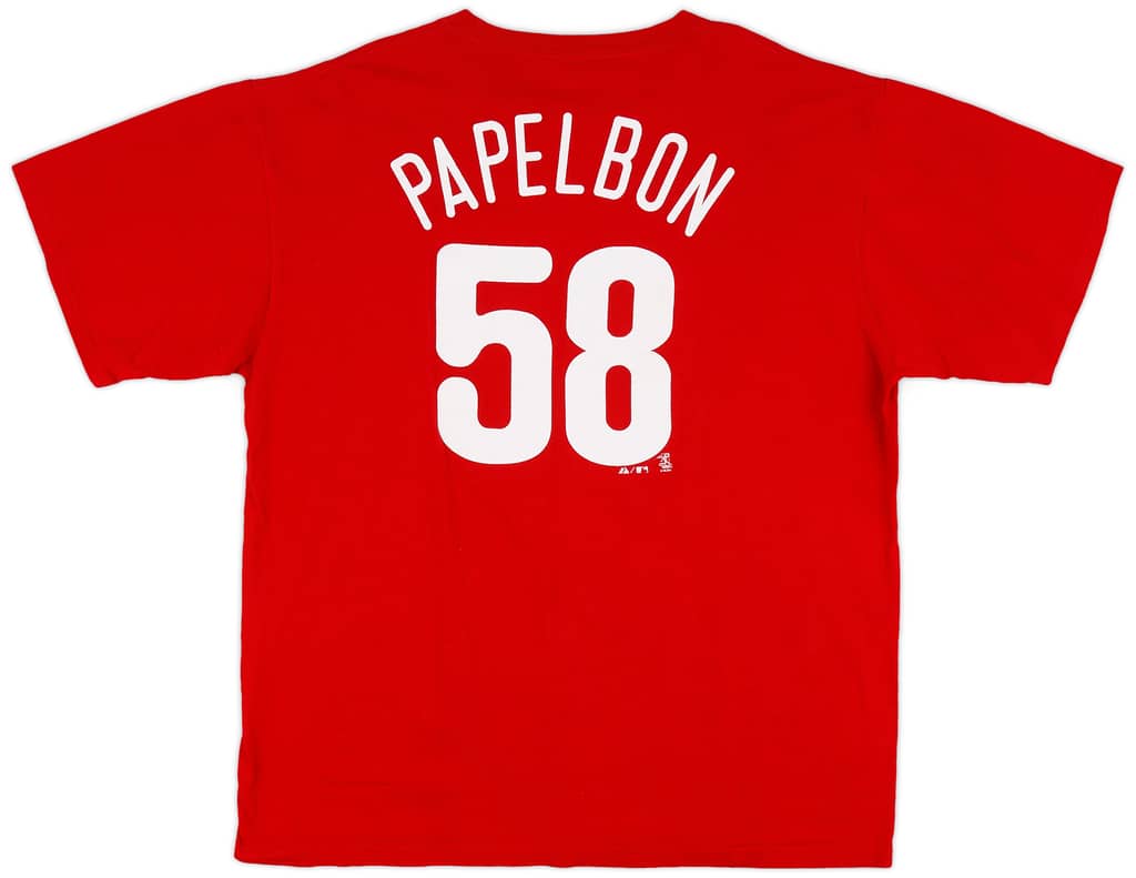 2012 Philadelphia Phillies Papelbon #58 Majestic Tee - 7/10 - (XL)