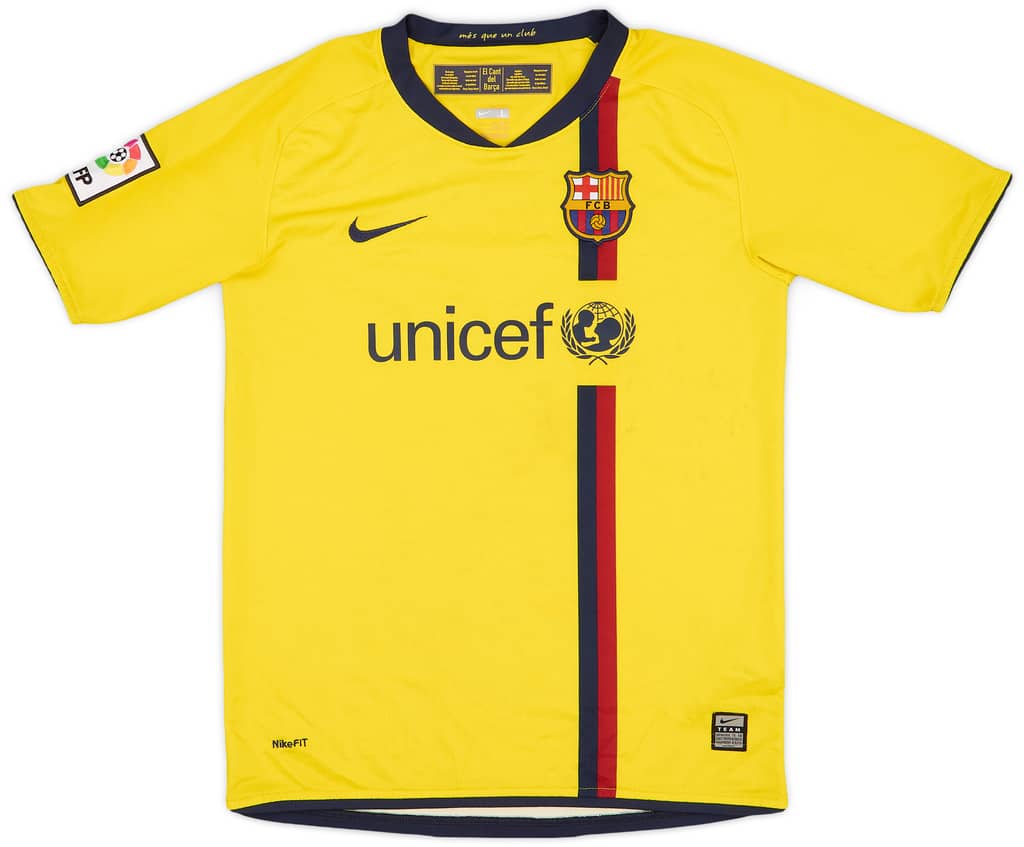 2008-10 Barcelona Away Shirt - 6/10 - (L.Boys)