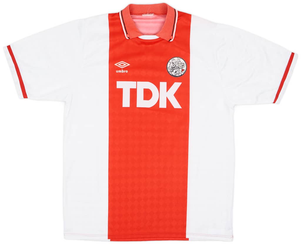 1989-91 Ajax Home Shirt - 8/10 - (XL)