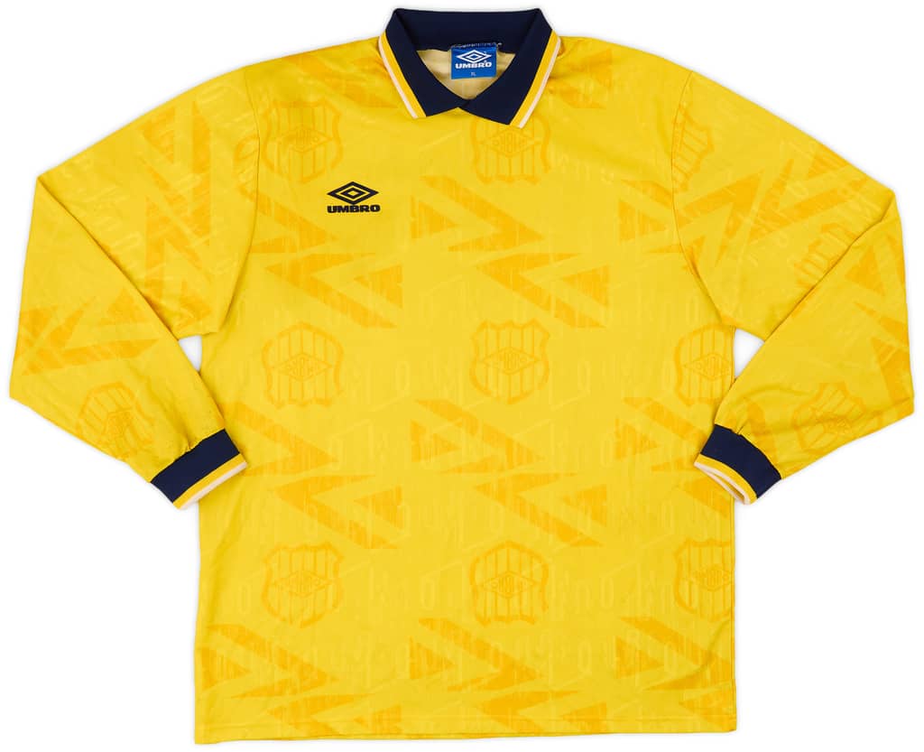 1990s Umbro Template L/S Shirt - 8/10 - (XL)