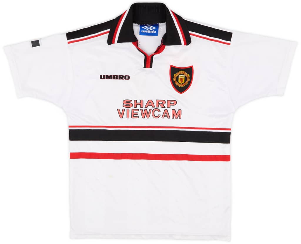 1997-99 Manchester United Away Shirt - 7/10 - (L.Boys)