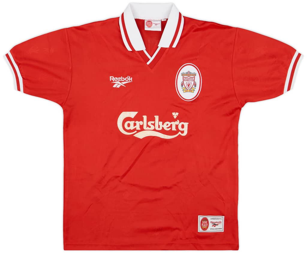 1996-98 Liverpool Home Shirt McManaman #7 - 7/10 - (M)