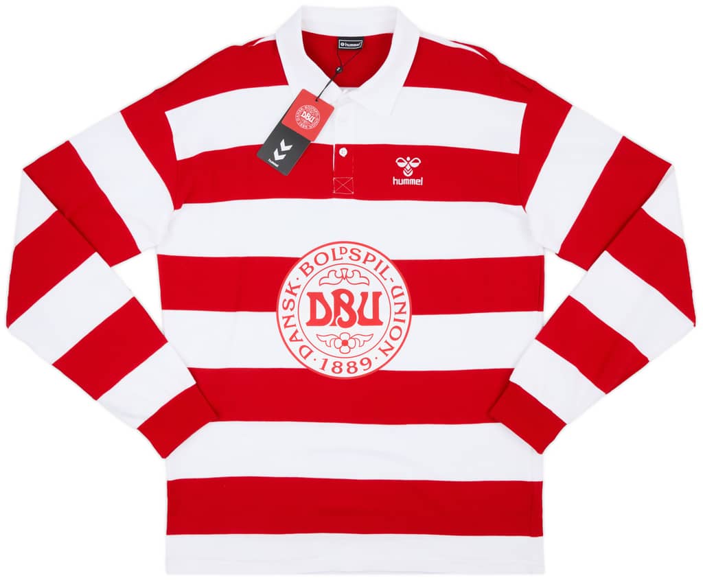 2024-25 Denmark Hummel Rugby Stripe Polo