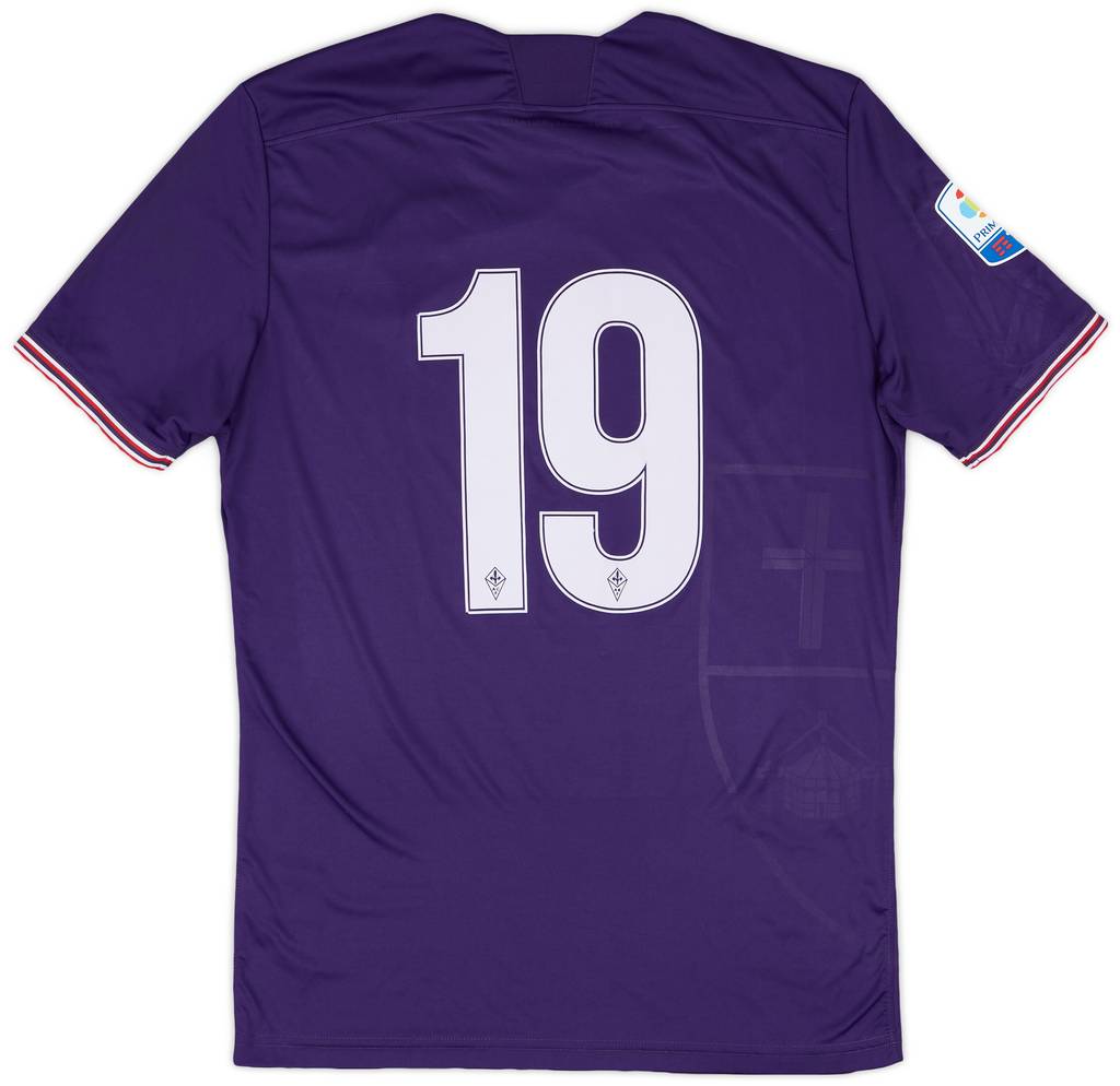 2017-18 Fiorentina Match Issue Home Shirt #19