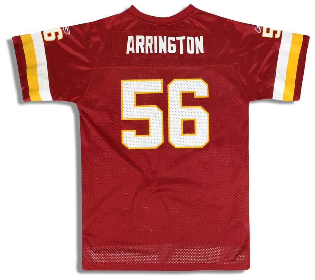 2005 Washington Redskins Arrington #56 Reebok On Field Jersey (Home) Y