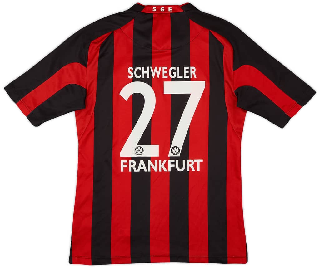 2013-14 Eintracht Frankfurt Home Shirt Schwegler #27 - 7/10 - (XS)