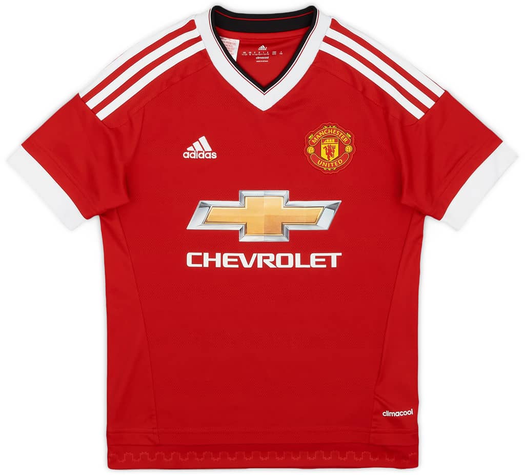 2015-16 Manchester United Home Shirt - 8/10 - (M.Boys)