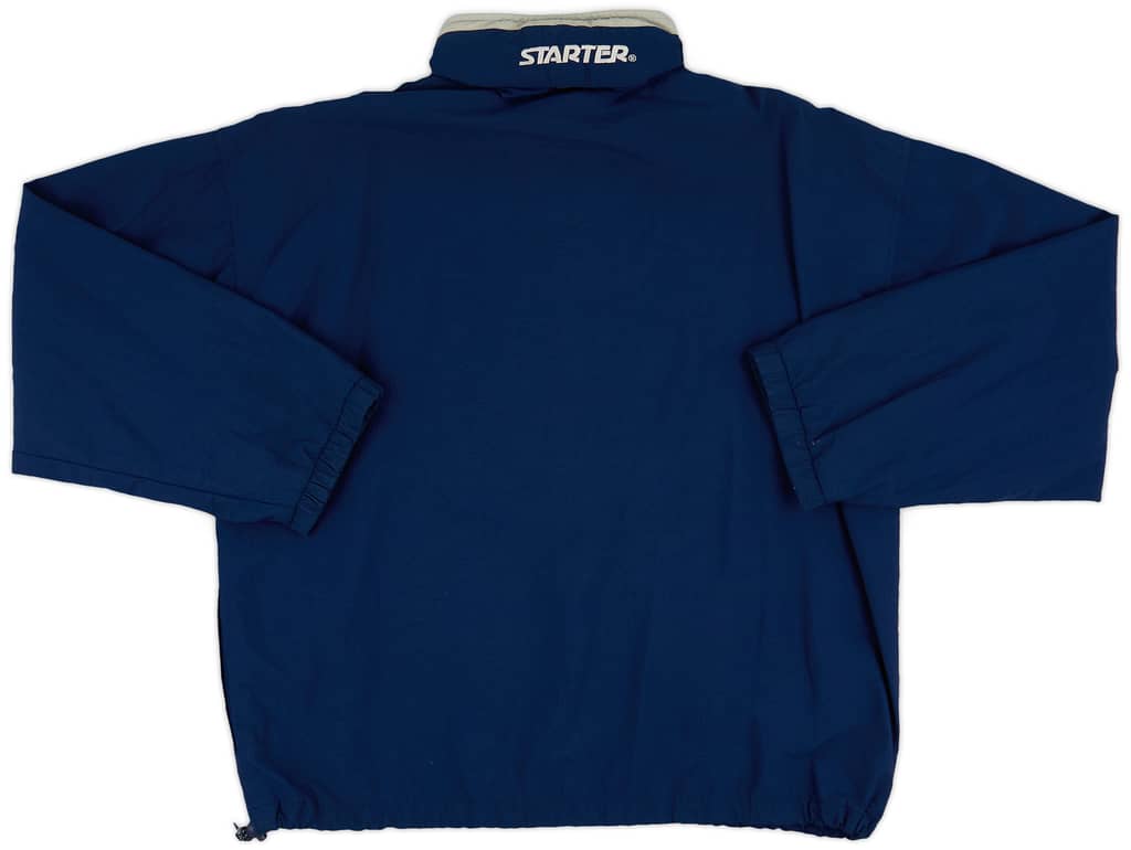 1990s New York Yankees Starter 1/2 Zip Rain Jacket - 8/10 - (L)