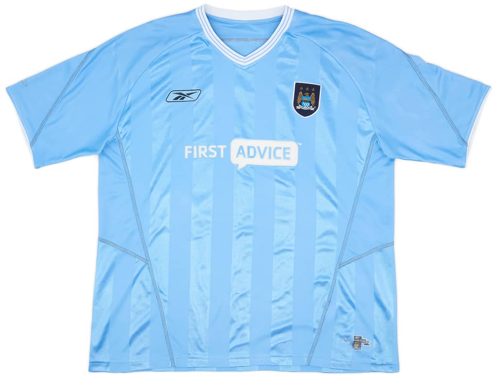 2003-04 Manchester City Home Shirt Anelka #39 - 6/10 - (XXL)