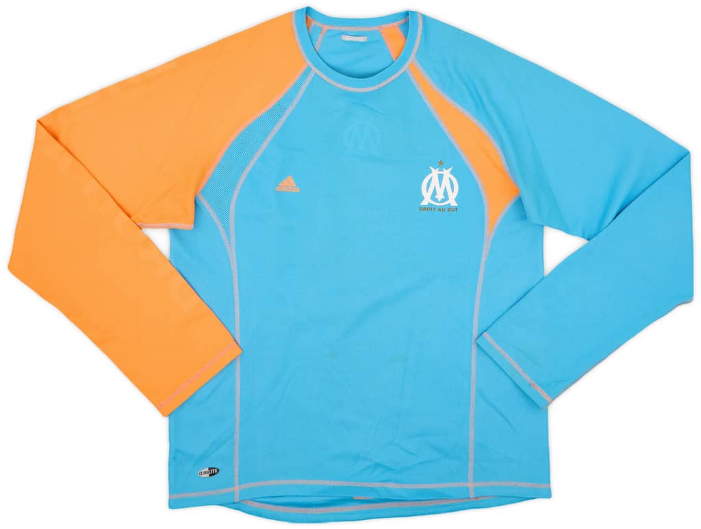 2007-08 Marseille adidas Training L/S Shirt - 7/10 - (L)