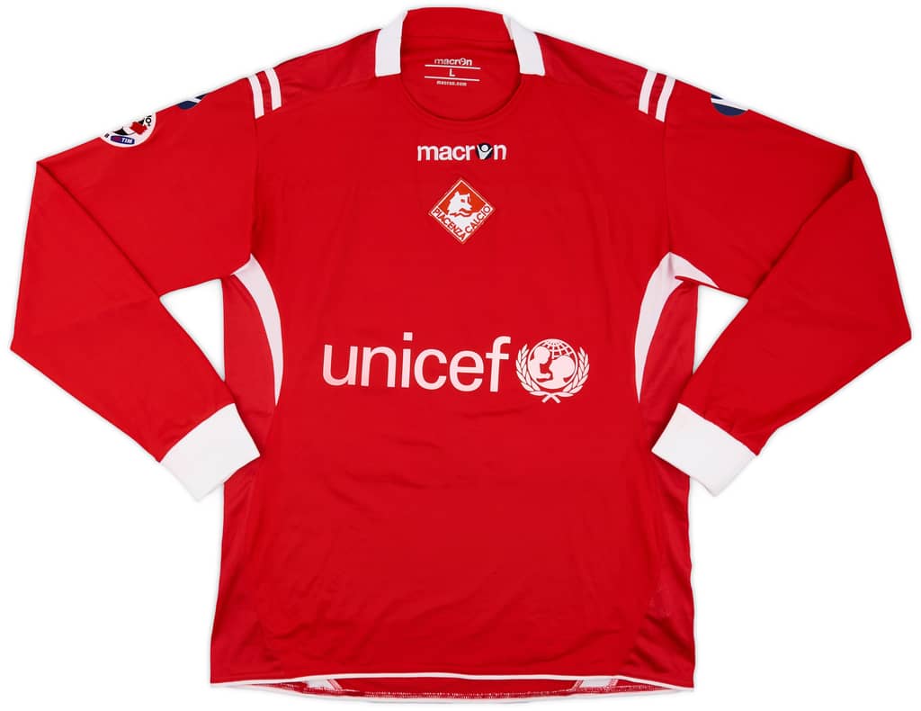 2008-09 Piacenza Match Worn Home L/S Shirt Graffiedi #17