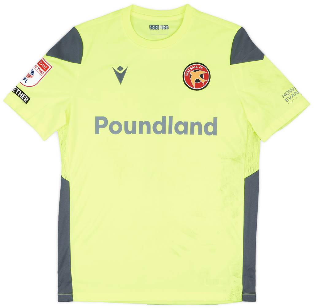 2024-25 Walsall Match Worn GK Shirt Simkin #1