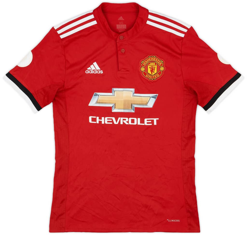 2017-18 Manchester United Home Shirt Pogba #6 - 5/10 - (XS)