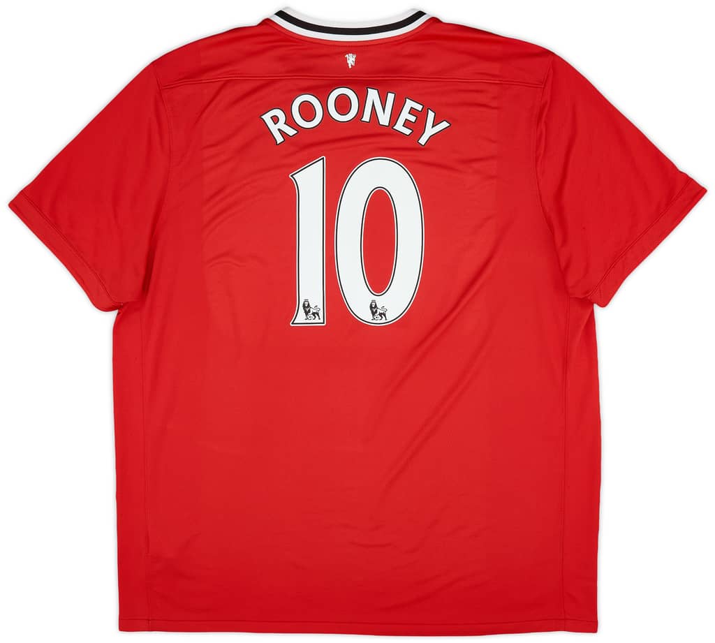 2011-12 Manchester United Home Shirt Rooney #10 - 7/10 - (3XL)