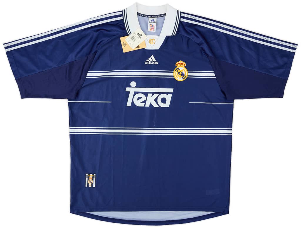 1998-99 Real Madrid Away Shirt Raul #7 (XL)