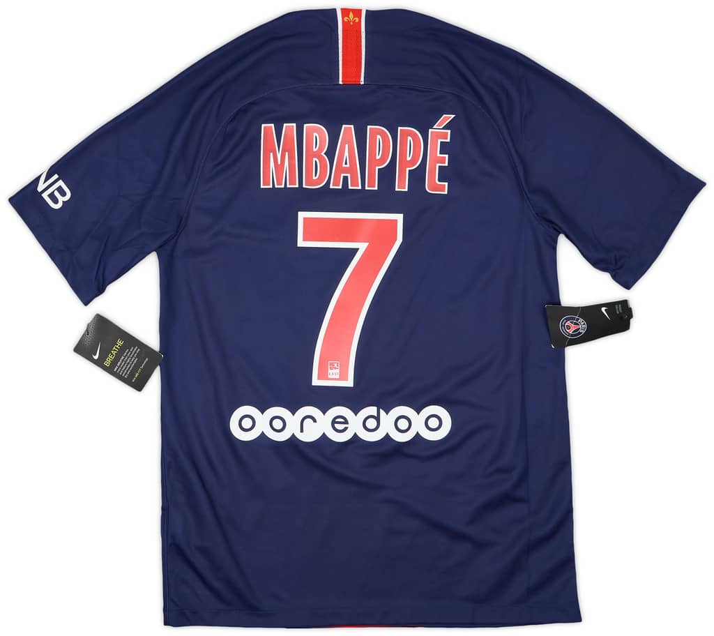 2018-19 Paris Saint-Germain Home Shirt Mbappe #7 (S)