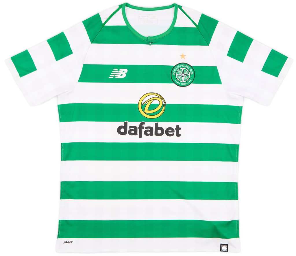 2018-19 Celtic Home Shirt - 8/10 - (L)