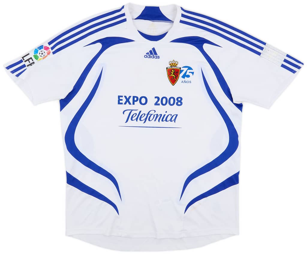 2008-09 Real Zaragoza Home Shirt - 6/10 - (XL)