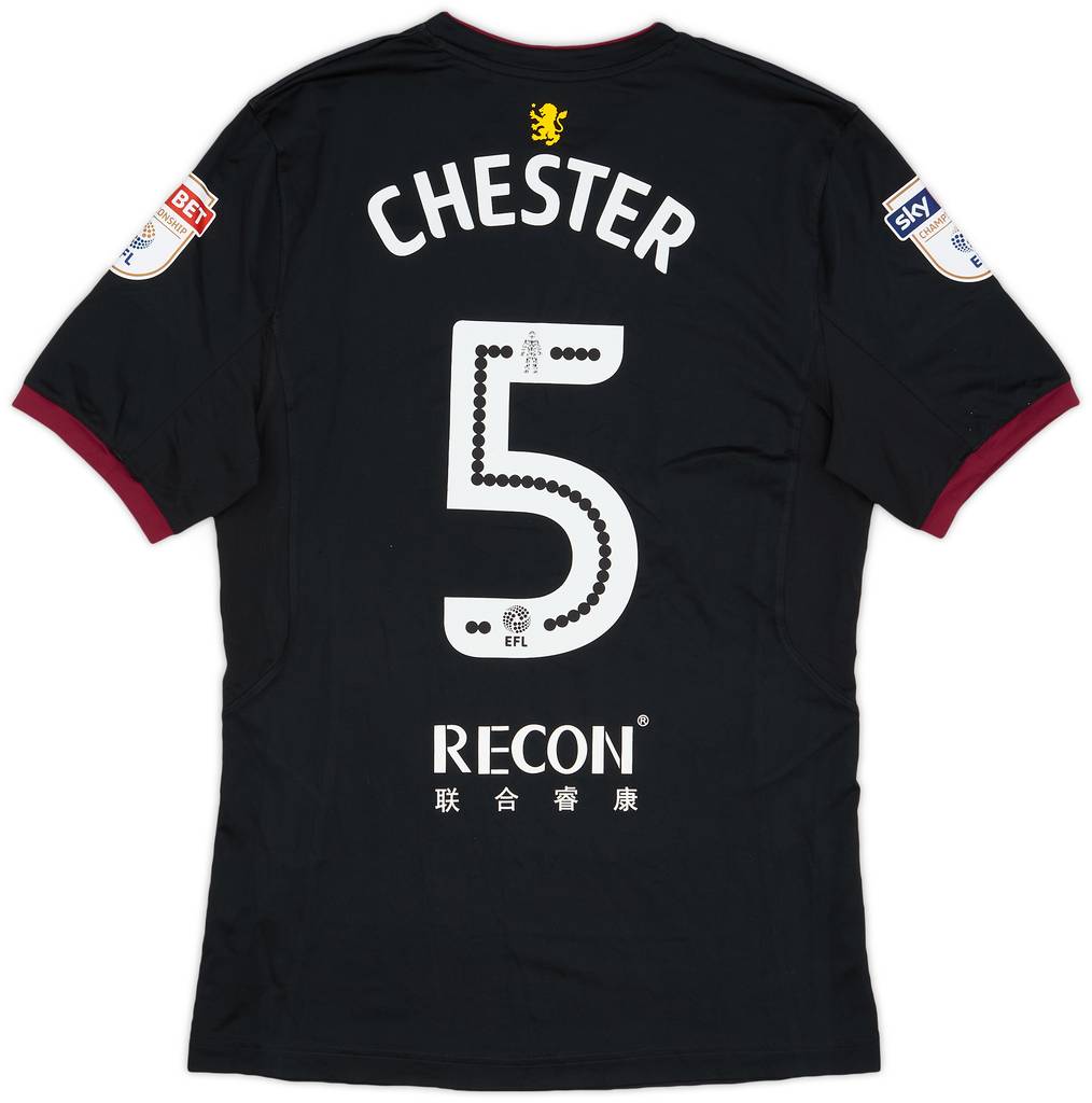 2017-18 Aston Villa Match Issue Away Shirt Chester #5