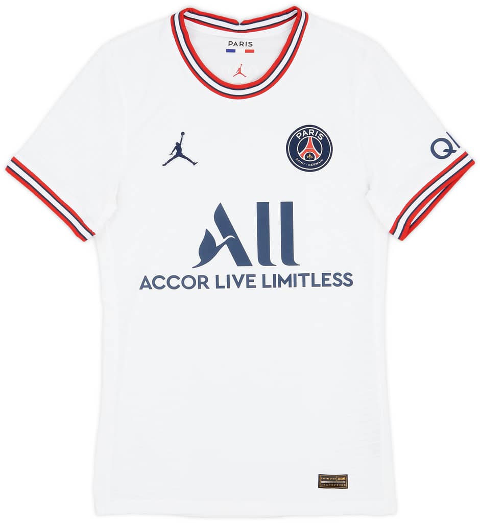 2021-22 Paris Saint-Germain Authentic Fourth Shirt - 8/10 - (XS)