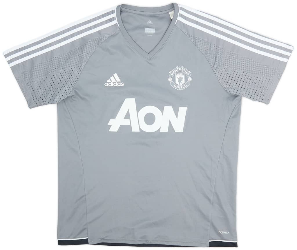 2017-18 Manchester United adidas Training Shirt - 8/10 - (L)