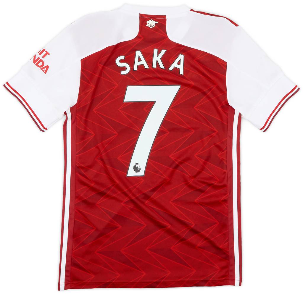 2020-21 Arsenal Home Shirt Saka #7 - 8/10 - (S)