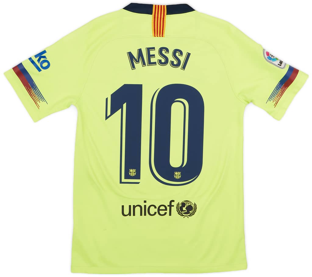 2018-19 Barcelona Away Shirt Messi #10 - 6/10 - (S)