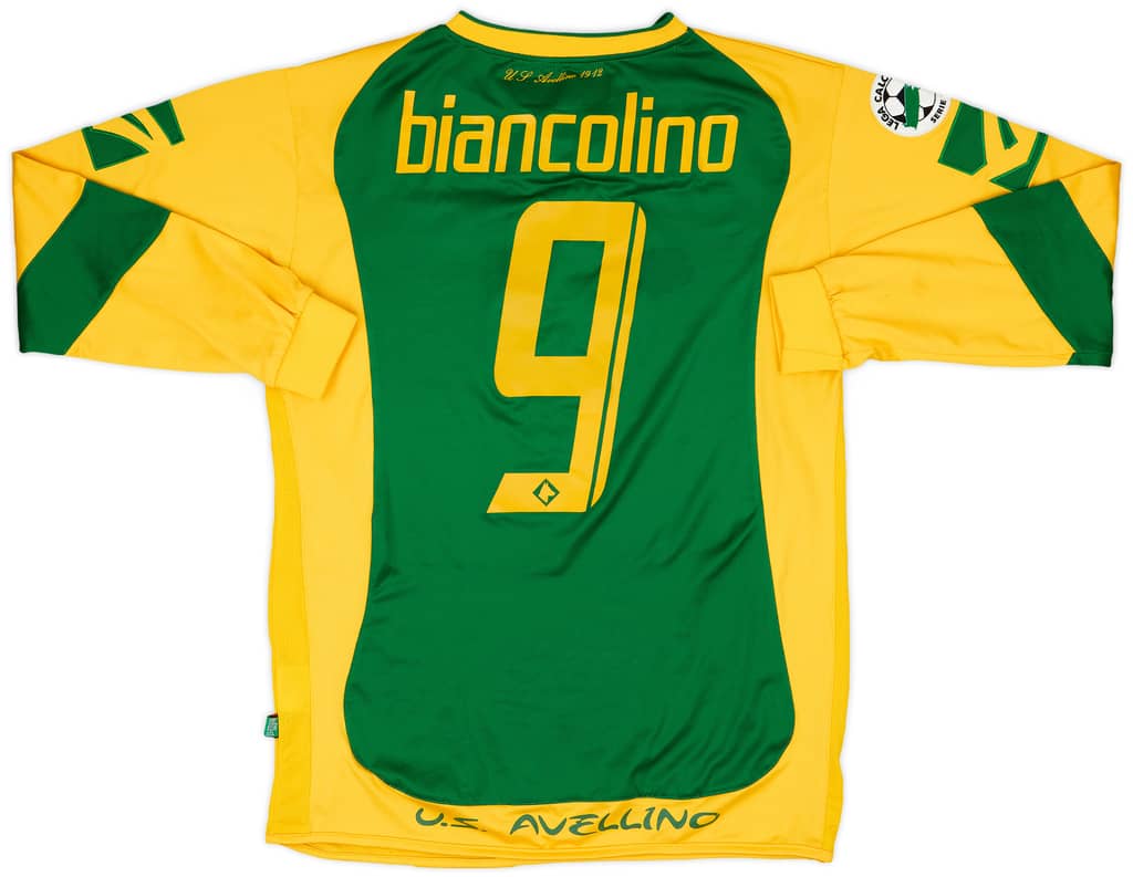 2005-06 Avellino Match Issue Signed Third L/S Shirt Biancolino #9