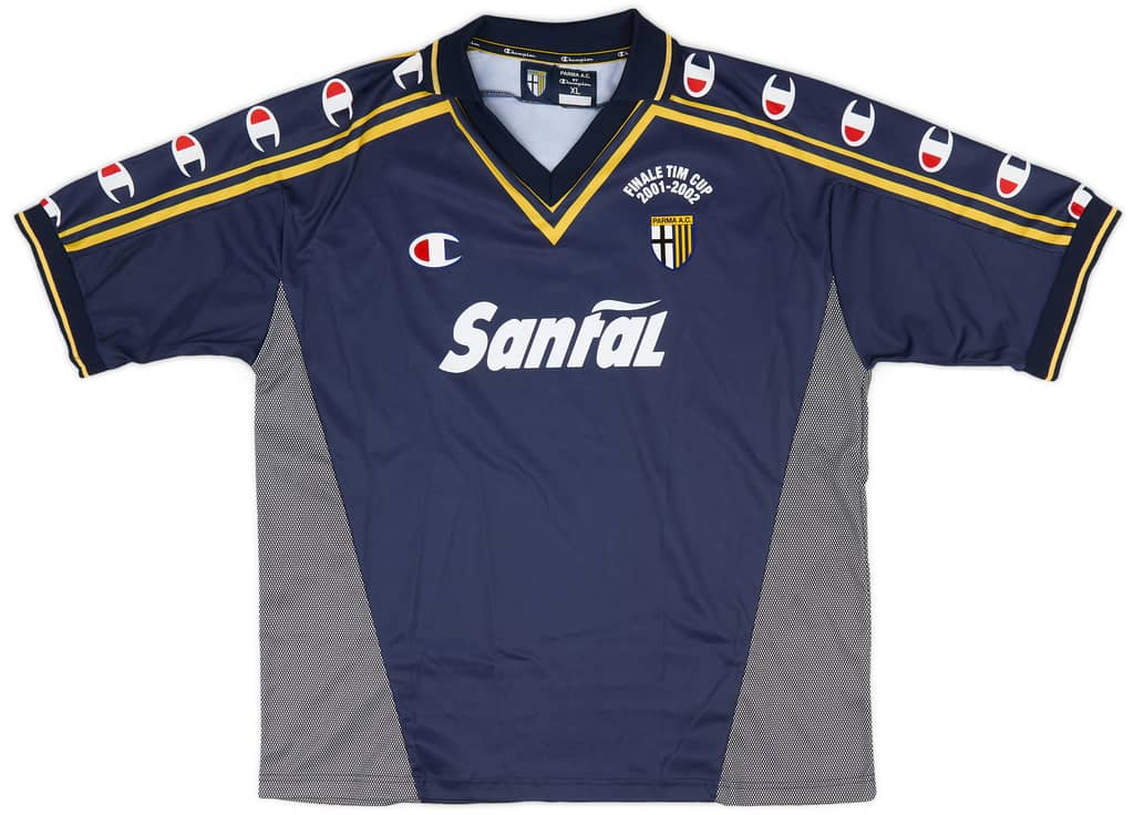 2000-01 Parma 'Signed' Finale TIM Cup Away Shirt - 10/10 - (XL)