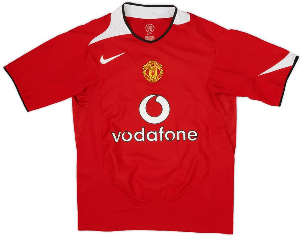 2004-06 Manchester United Home Shirt - 7/10 - (XL.Boys)