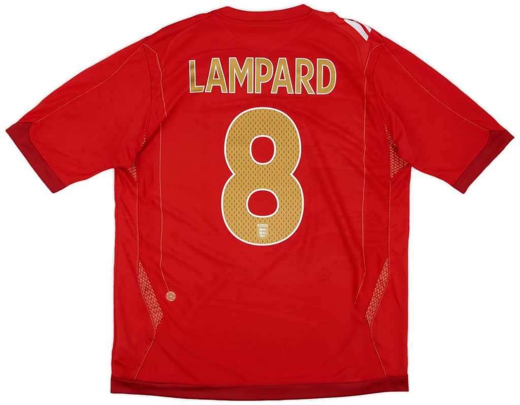 2006-08 England Away Shirt Lampard #8 - 7/10 - (L)