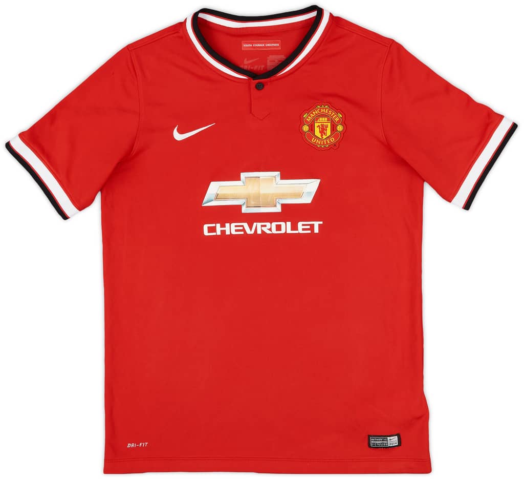 2014-15 Manchester United Home Shirt - 8/10 - (XL.Boys)