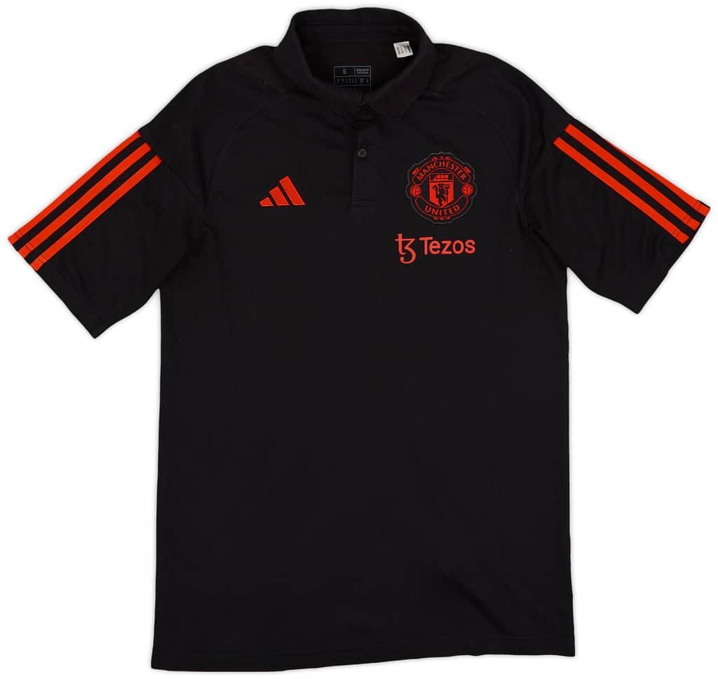 2023-24 Manchester United adidas Polo Shirt - 8/10 - (S)