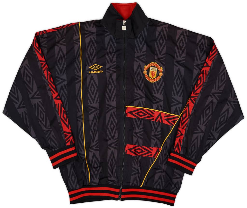 1992-93 Manchester United Umbro Track Jacket - 6/10 - (M)