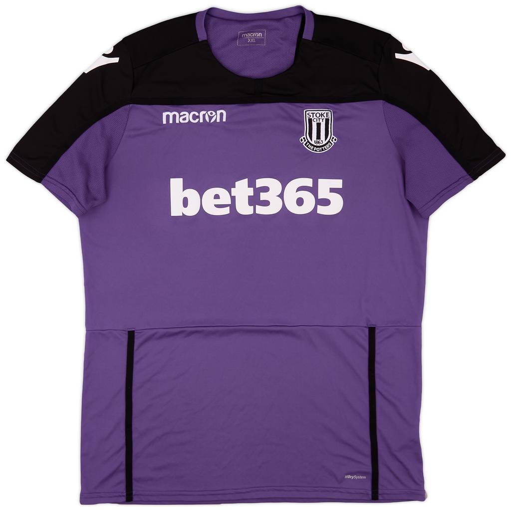 2016-18 Stoke City Macron Training Shirt - 8/10 - (XXL)