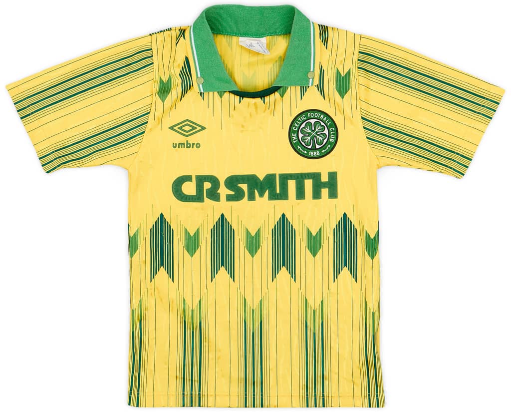 1989-91 Celtic Away Shirt - 7/10 - (5-6 Years)
