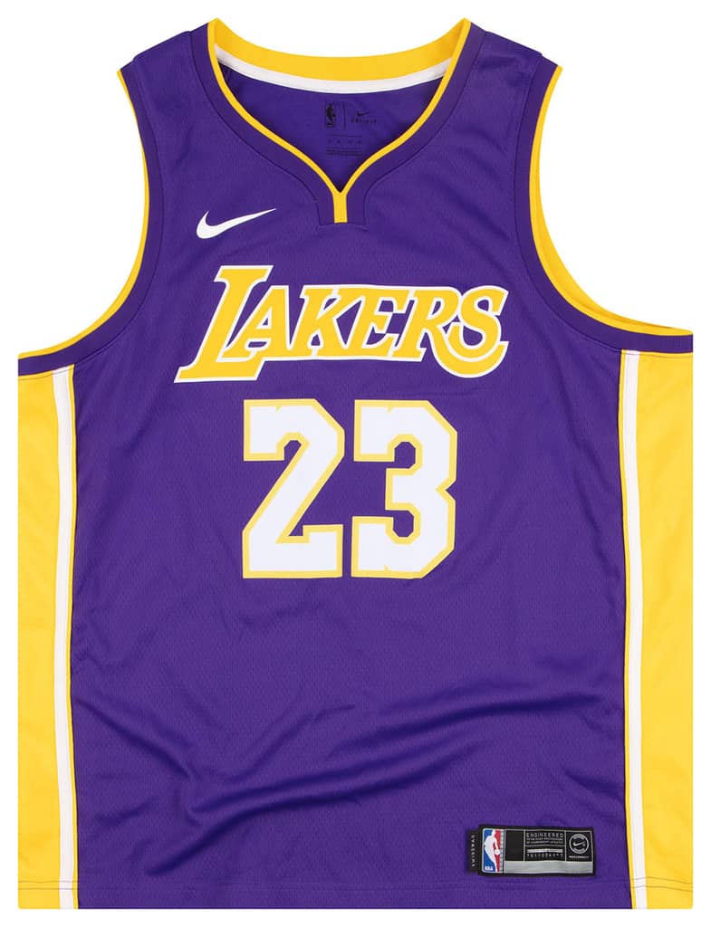 2017-18 LA Lakers James #23 Nike Swingman Jersey (Alternate) XL