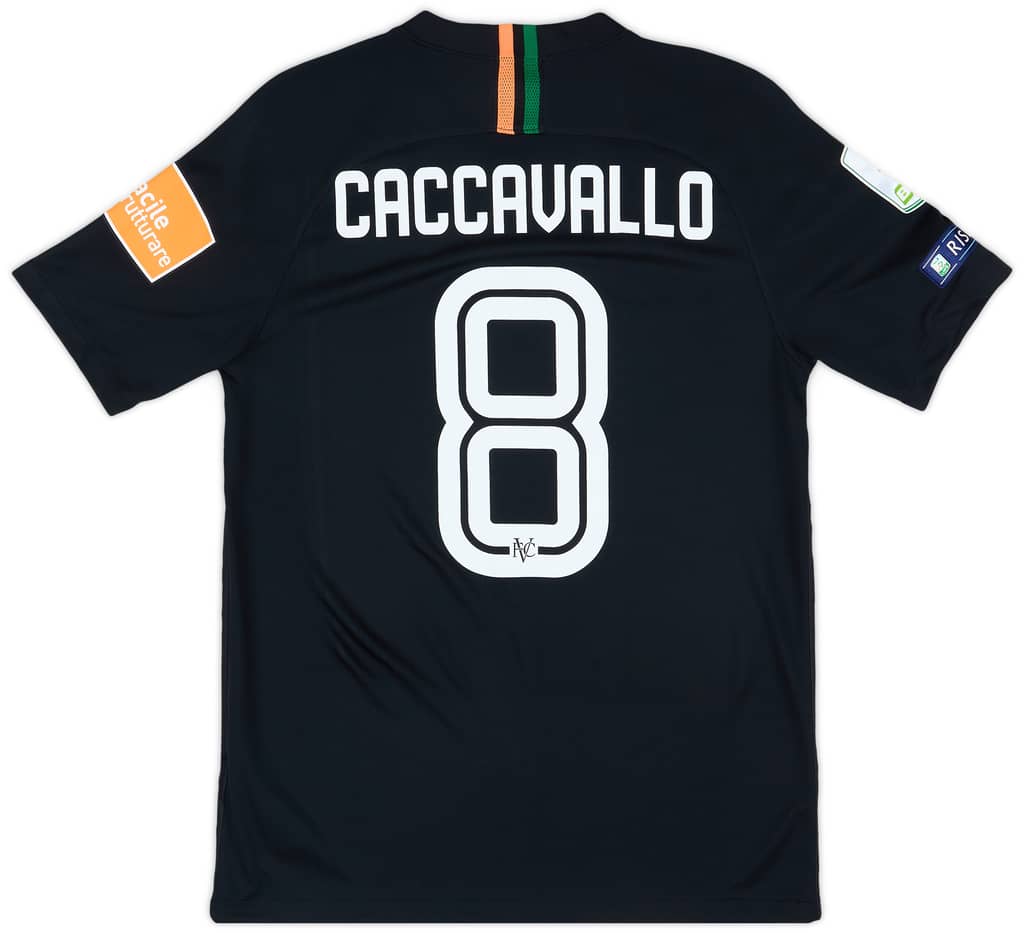 2019-20 Venezia Match Issue Home Shirt Caccavallo #8 - As New - (M)