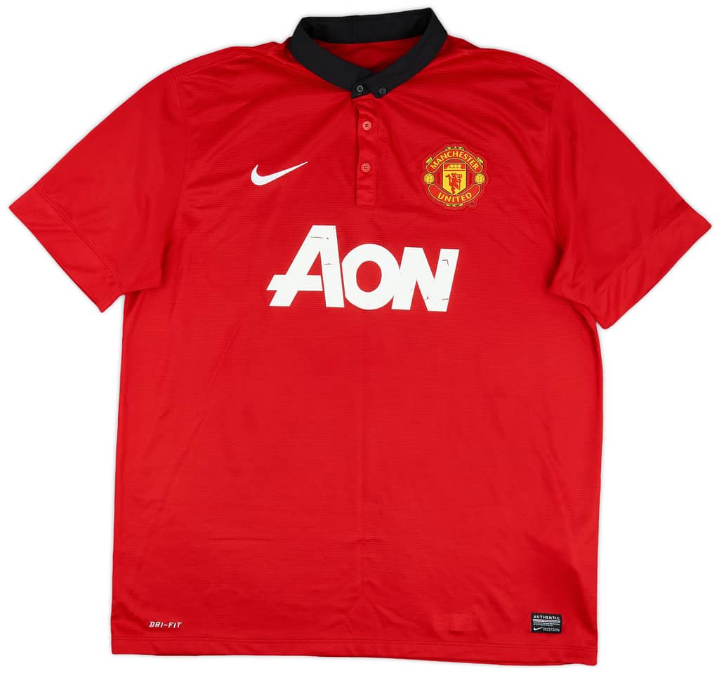 2013-14 Manchester United Home Shirt Rooney #10 - 5/10 - (XL)