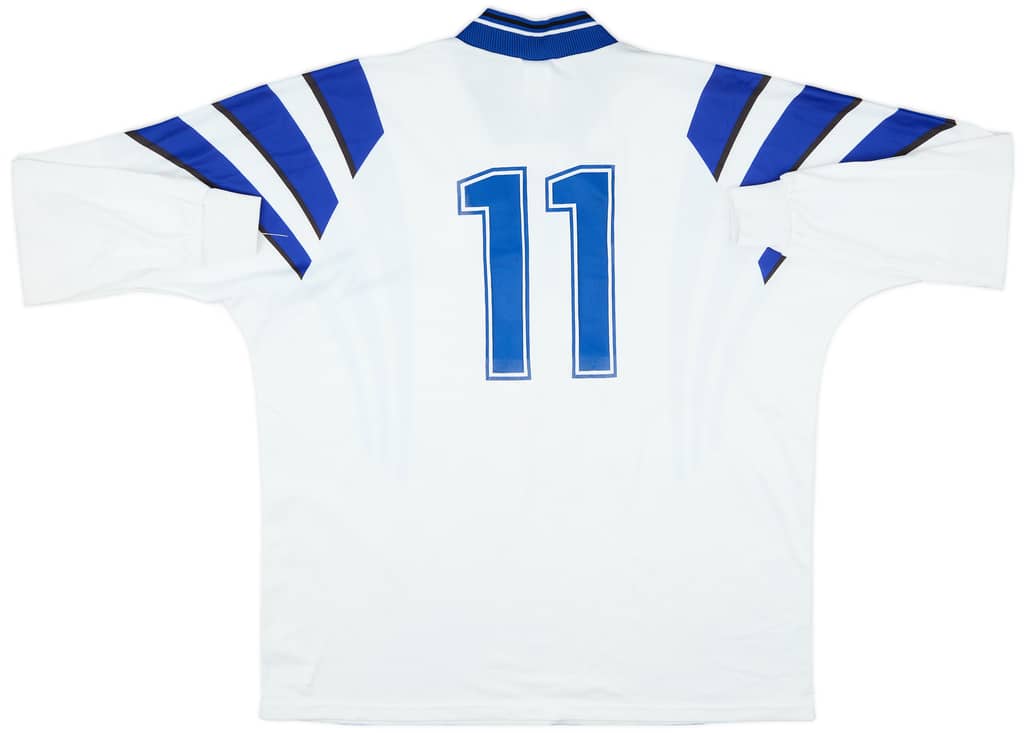 1996-98 Finland Match Worn Home L/S Shirt #11 (Johansson)