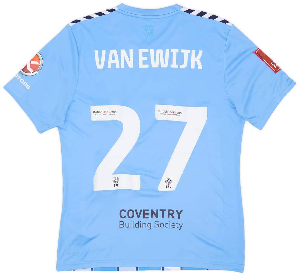 2023-24 Coventry FA Cup Match Issue van Ewijk #27 (v Man Utd)
