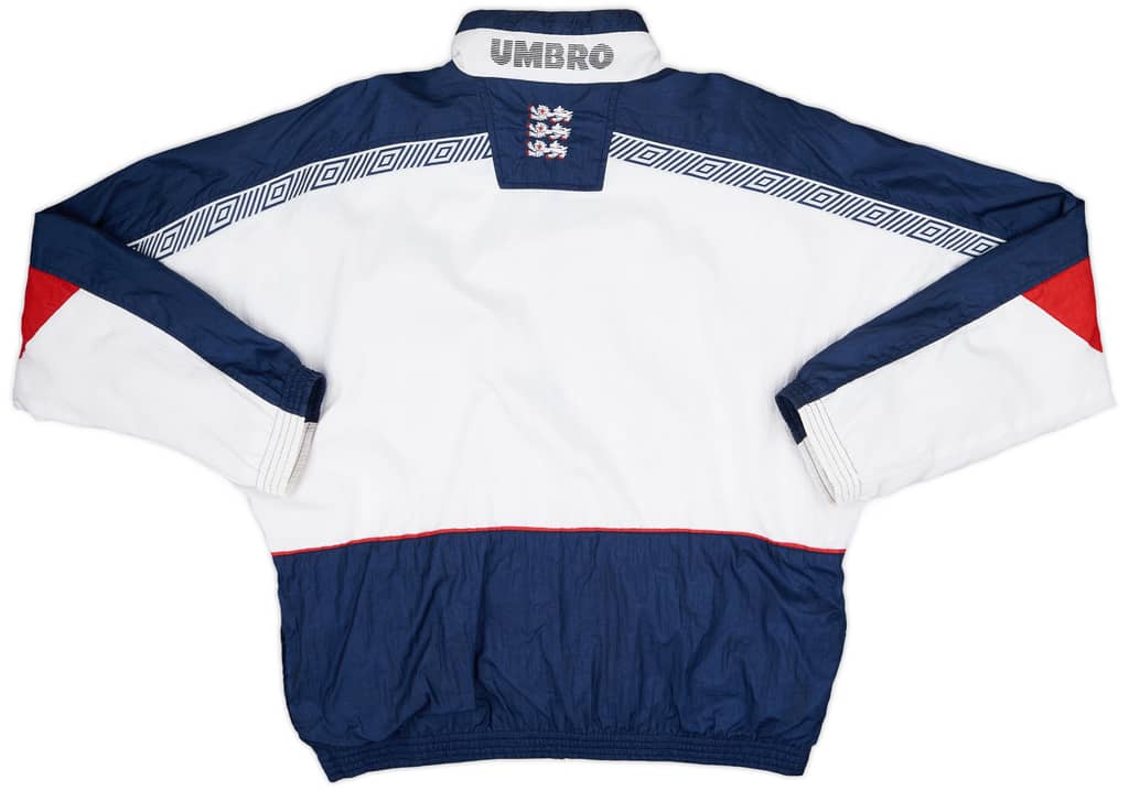 1990-92 England Umbro Track Jacket - 9/10 - (XXL)