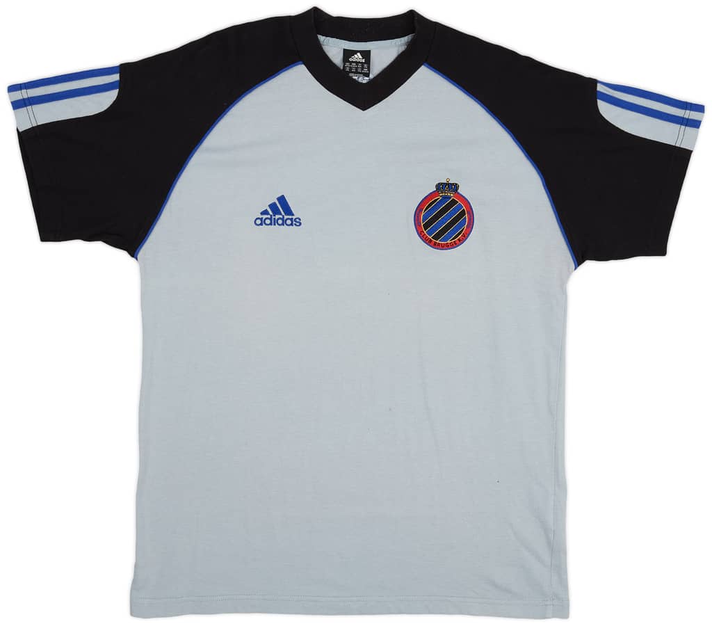 2002-03 Club Brugge adidas Cotton Tee - 8/10 - (XL.Boys)