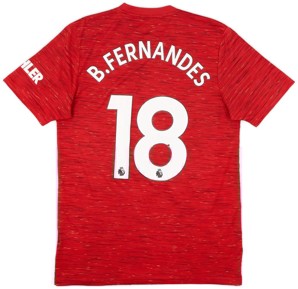 2020-21 Manchester United Home Shirt B.Fernandes #18 - 5/10 - (M)