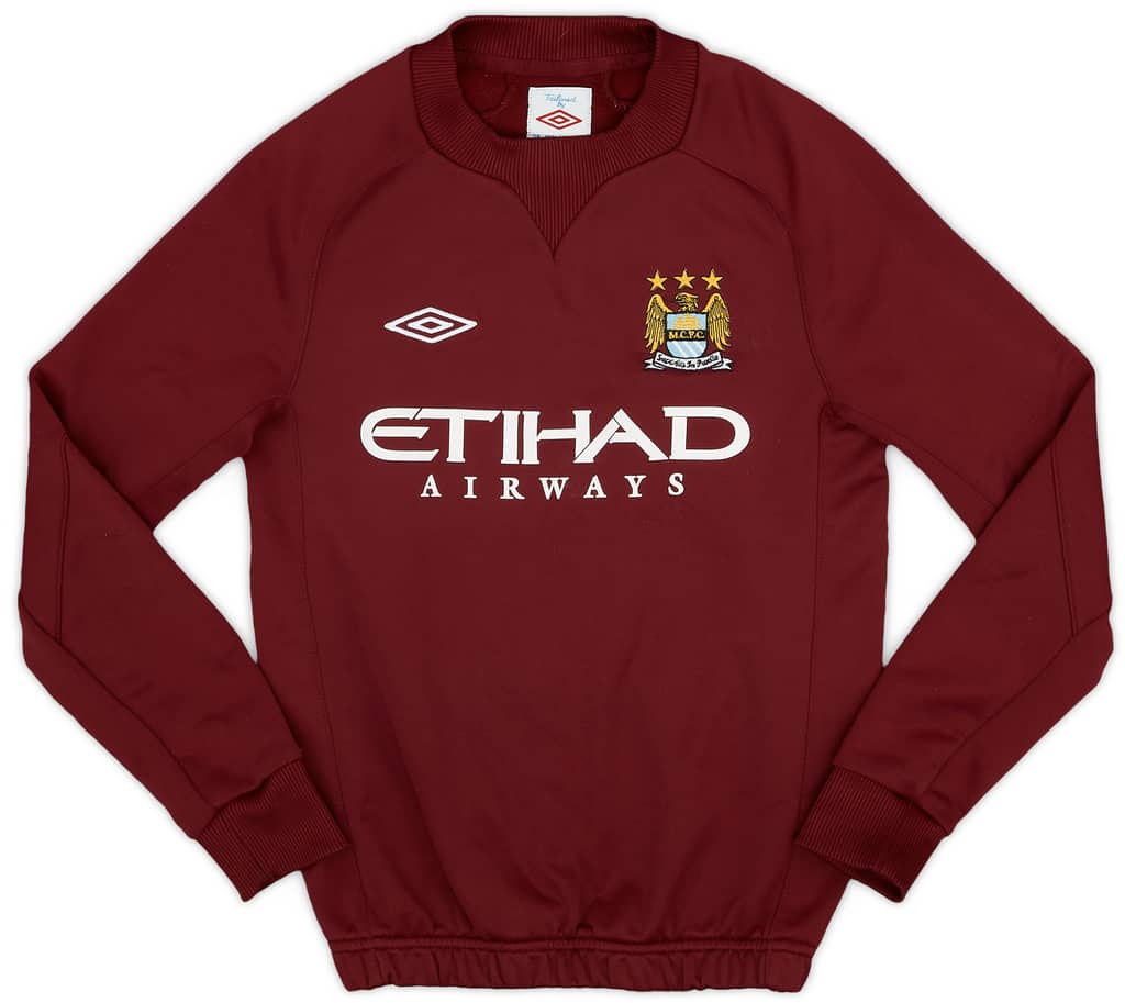2012-13 Manchester City Umbro Sweat Top - 8/10 - (S.Boys)
